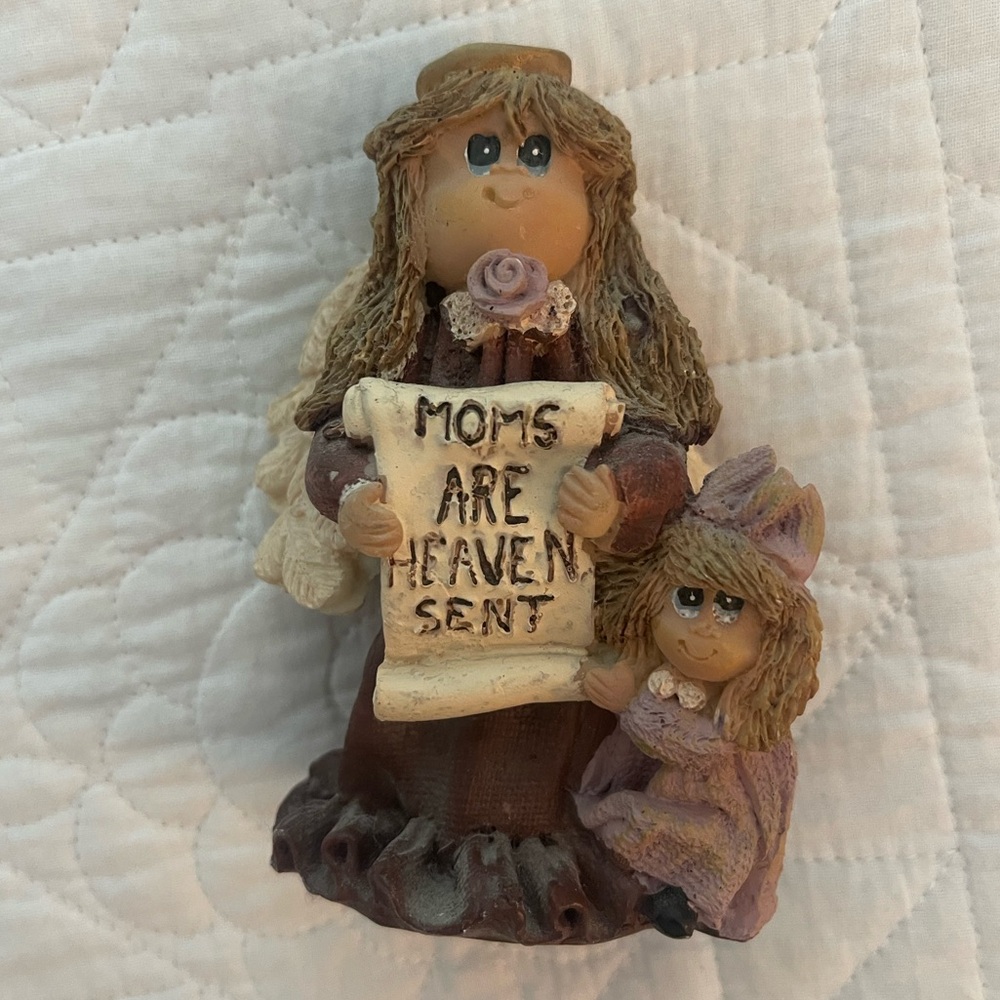 Moms Are Heaven Sent Figurine - Mother & Child
